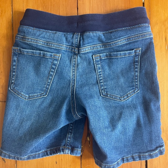 Boys Lands’ End pull on denim jean shorts - Picture 3 of 3